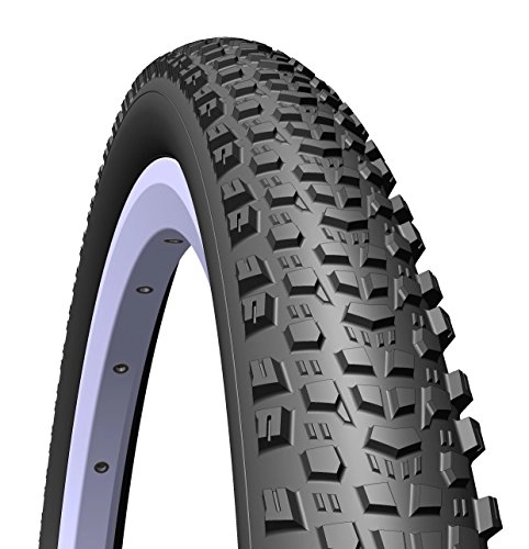 Mountain Bike Tyres : Mitas Scylla Top Design MTB & Cross Country Elite Level Tyre, 26 x 2.25 (57-559), black / grey lines