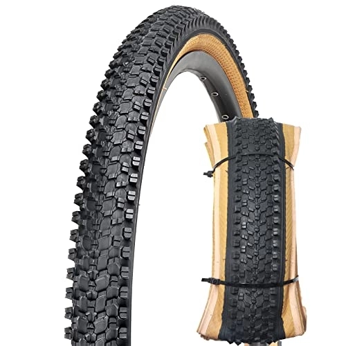 Mountain Bike Tyres : MOHEGIA Bike Tire Skinwall, 26 x 1.95 inch Folding Replacement Mountain Bicycle Tires