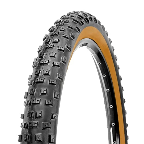 Mountain Bike Tyres : MTB Tyre 27.5 x 2.25 Deli TS Tanwall Black Sidewalk Brown Reinforcement 1.3 mm (57-584) (650b) 62tpi