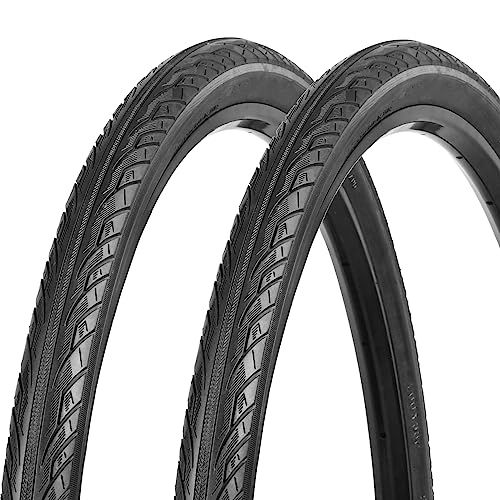 Mountain Bike Tyres : Nutrak Zilent 26" x 1.75 Slick Mountain Bike Tyres (Pair)