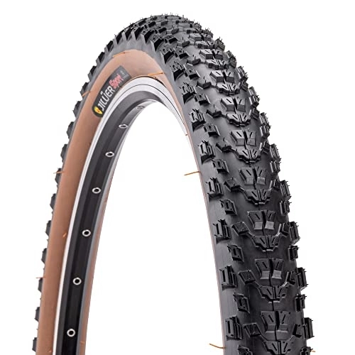 Mountain Bike Tyres : Replacement Bike Tire -26’’x1.95’’, 27’’x2.1’’, 27’’x2.2’’, and 29’’x2.2’’ Durable Folding Mountain Bike Tire - 60 TPI Bicycle Tires for Mountain Bike Bicycle (27.5X2.2, Retro)