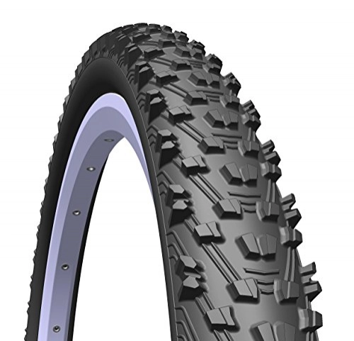 Mountain Bike Tyres : Rubena 1 PAIR of Mitas Charybdis MTB & Cross Country Tyre, 26 x 2.00 (52-559), black (Pair of Tyres).