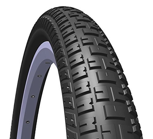 Mountain Bike Tyres : Rubena 1 PAIR of Mitas Defender MTB & Cross Country Tyre, 26 x 2.35 (60-559), black (Pair of Tyres).
