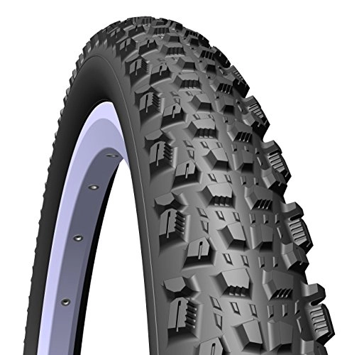 Mountain Bike Tyres : Rubena 1 PAIR of Mitas Kratos Top Design MTB & Cross Country Elite Level Tyre, 27 x 2.25 (57-584), black (Pair of Tyres).