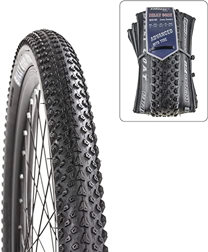 Mountain Bike Tyres : Rycheer Foldable Bicycle Tyre 29x2.1 60 TPI MTB Mountain Bike Tyre Black