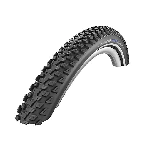 Mountain Bike Tyres : Schwalbe Marathon Plus MTB Mountain Bike Tyre 27.5 x 2.10 Black TR Reinforced (54-584)