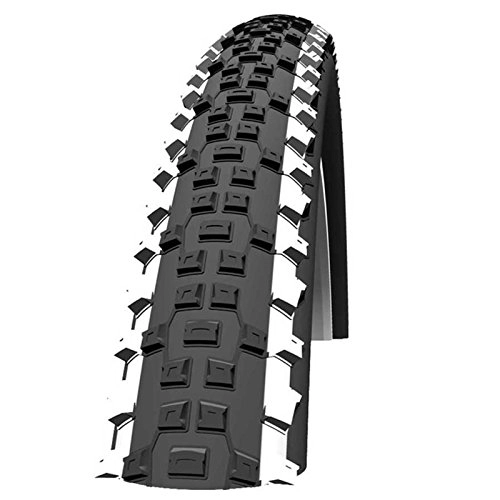 Mountain Bike Tyres : Schwalbe Rapid Rob 26 x 2.25" Mountain Bike Tyre with White Stripe