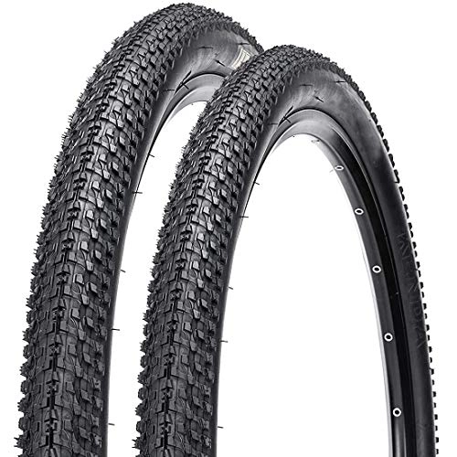 Mountain Bike Tyres : SUSHOP Mountain Bike Tire, Tough Wire Bead Bicycle 24 / 26 / 27.5 / 29 Inch X 1.95 / 2.1 Tire MTB Tyre for MTB Mountain Hybrid Bike Bicycle (Pack of 2), 24x1.95