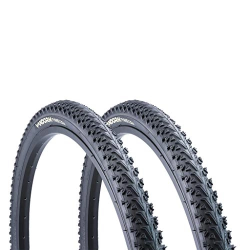 Mountain Bike Tyres : Vandorm Crossfire 26" x 1.95" Pair of Mountain Bike Tyres