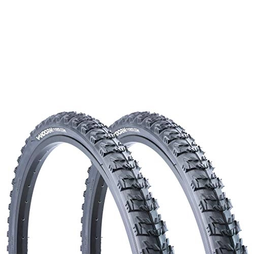 Mountain Bike Tyres : Vandorm PAIR 26" Off Road Bike Tyre 26" x 1.95" Fury XC MTB Tyres