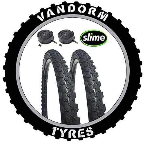 Mountain Bike Tyres : Vandorm Storm 26" x 1.95" MTB Tyre & SCHRADER Tube Deal - VTP1053 x 1