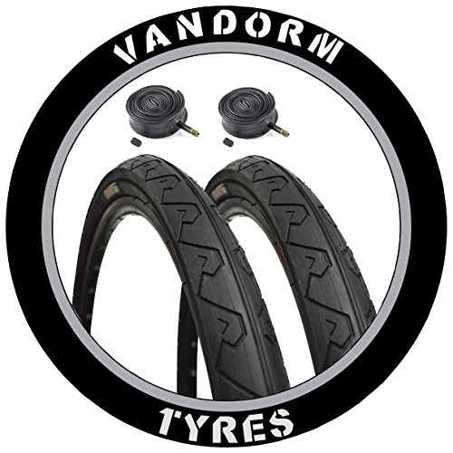 Mountain Bike Tyres : Vandorm Wave 195 26" x 1.95" 52-559 Mountain Bike Slick Tyre VTP1087.95 & Presta Tube x2