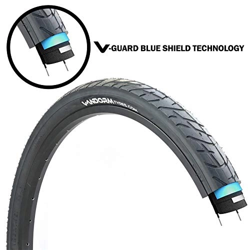 Mountain Bike Tyres : Vandorm Wind 26" x 1.95" Puncture Protection Tyres x2