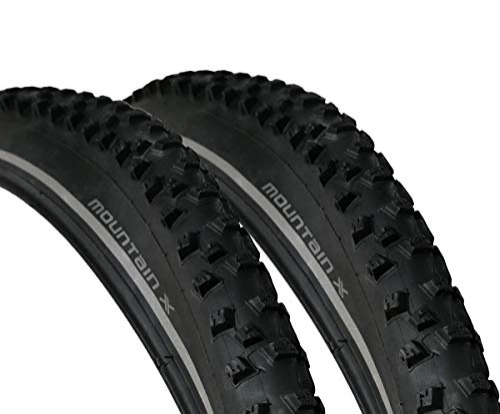 Mountain Bike Tyres : VDP Bicycle Tyre XLC Mountain X 29 x 2.10 (54-622) MTB Wire Tyre, 2 tyres.