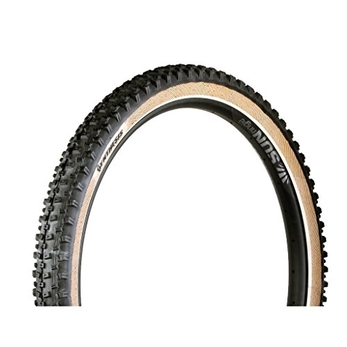 Mountain Bike Tyres : VEE Tire Co. Unisex - Adult Crown Gem MTB Trail - XC Tyres, Black with Skinwall Synthesis, 27.5 x 2.35