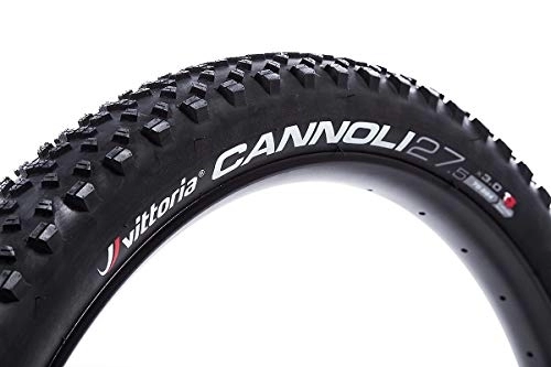 Mountain Bike Tyres : Vittoria Cannoli 27.5" x 2.80" Mountain Bike Tyre Snow Bike Fat Bike Extra Wide Tyre (Two Tyres)
