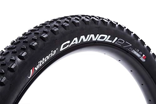 Mountain Bike Tyres : Vittoria Cannoli 27.5" x 3.00" Mountain Bike Tyre Snow Bike Fat Bike Extra Wide Tyre (Two Tyres)