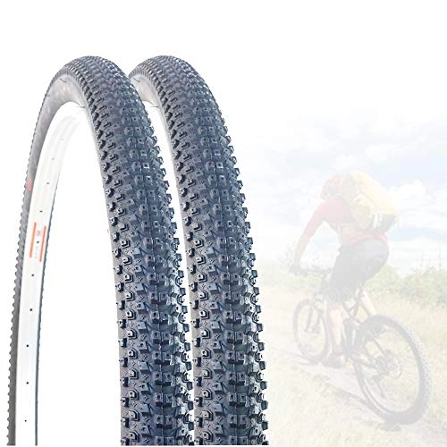 Mountain Bike Tyres : WENJIA Replacement Tires 26X1.95 Bike Tires, Non-slip and Wear-resistant Off-road Tires, 30tpi Thin-edged Lightweight Tire Accessories for Mountain Bikes, 2pcs
