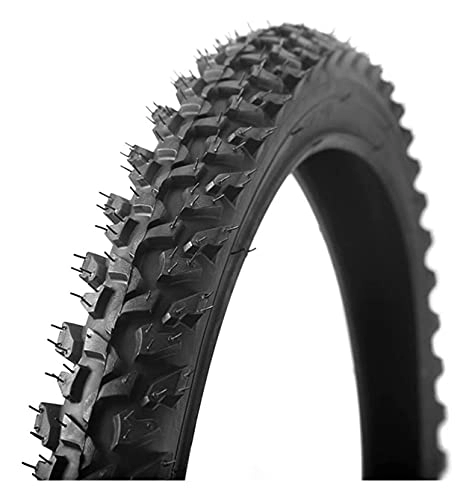 Mountain Bike Tyres : XUELLI Bicycle Tire 26 2.125 Mountain Bike 26 Inch 24 Inch 1.95 Wire Bead Tire Mountain Bike Tire Large Tread Strong Grip (Color : 26x2.1 Black)