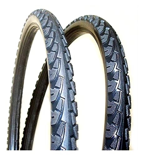 Mountain Bike Tyres : XUELLI MTB Mountain Bike Tire 261.95 262.125 261.50 1 Pcs Tire Fixed Pneumatic Solid Tire Bicycle Tire (Color : Black) (Color : Black)