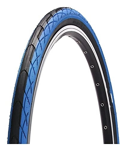 Mountain Bike Tyres : XXFFD Bicycle Tire 26 X 1.5 Commuter / City / Cruiser / Hybrid Bicycle Tire Road Mountain Bike Bicycle Tire Wire Ring Solid Bicycle Tire (Color : Blue, Wheel Size : 26")