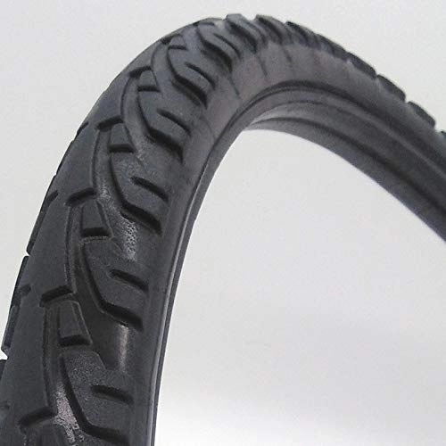 Mountain Bike Tyres : ZHYLing 24 Inch Bicycle Cycling Solid Tire 24×1.50 / 24×1.75 / 24×1.95 / 24×2.125 Inch Bike Tubeless Tyre Wheel For Mountain Bike (Color : 24×1.95)