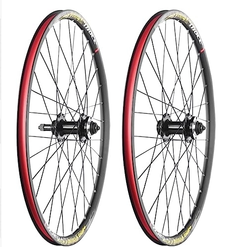 Mountain Bike Wheel : 24 inch mountain bike wheelset BMX Disc Brake rims Sealed bearing hubs Support 6 / 7 / 8 speed Rotary freewheel QR Folding Bike Wheelset