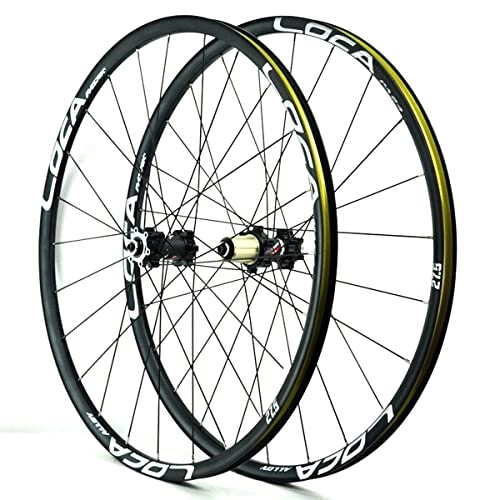 Mountain Bike Wheel : 26 27.5 29 Inch Bicycle Wheelset MTB Mountain Bike Wheels Disc Brake Quick Release Aluminum Alloy Wheel Set For 8-12 Speed