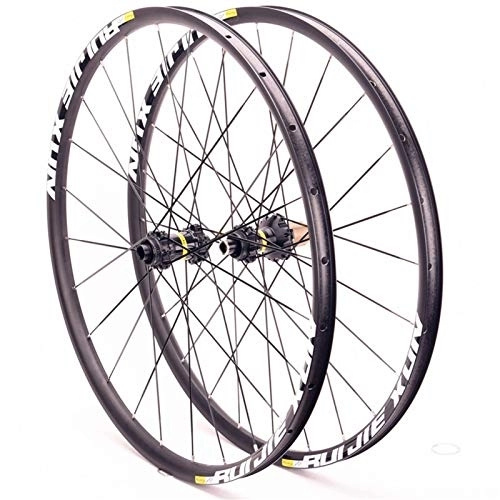 Mountain Bike Wheel : 26 / 27.5 / 29-inch Mountain Bike Wheel Set Disc Brake Thru axle Mtb Wheels Center Lock 24 Holes (Color : 8-11 speed, Size : 29inch)