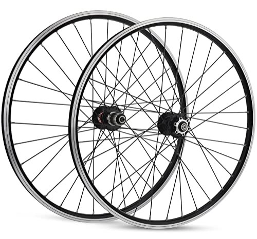 Mountain Bike Wheel : 26" 27.5" 29" Mountain Bike Wheelset Bicycle Rim C / V Brake Disc Brake MTB Wheels QR Quick Release Cassette Hub 32H For 7 / 8 / 9 / 10 / 11 / 12 Speed 2200g（U.S. Fast Delivery） (Size : 26inch) (26inch)