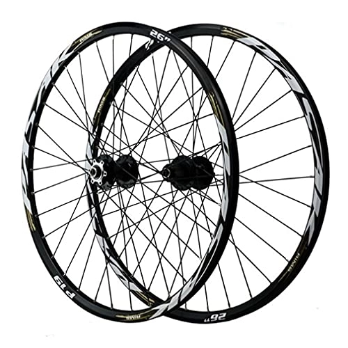 Mountain Bike Wheel : 26" 27.5" 29" Mountain Bike Wheelset Disc Brake Quick Release MTB Wheels Bicycle Rim Front And Rear Wheel 2035g 32 Holes Hub For 7 / 8 / 9 / 10 / 11 / 12 Speed Cassette (Color : Grey, Size : 29inch) (Grey