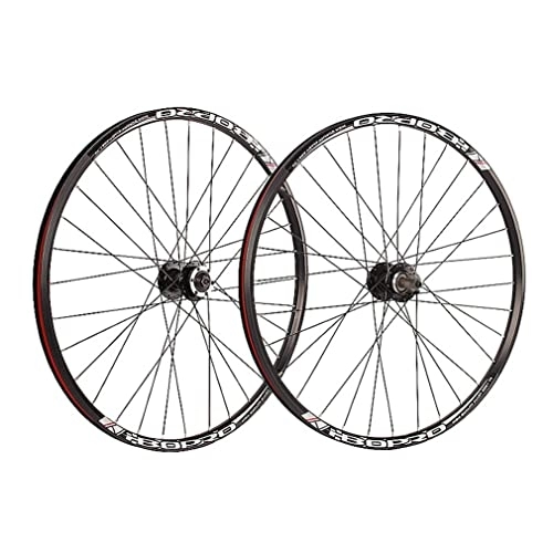 Mountain Bike Wheel : 26 / 27.5 / 29" Mountain Bike Wheelset MTB Quick Release Wheels Disc Brake Bicycle Rim 32H QR Hub For 6 / 7 / 8 Speed Rotary Flywheel 2080g (Size : 26'') (27.5)
