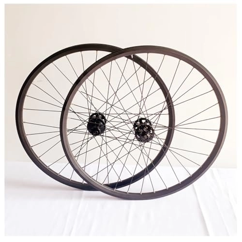 Mountain Bike Wheel : 26 / 27.5 / 29In Mountain Bike Wheelset BOOST Thru Axle Front 100mm Rear 148mm Bike Wheel Disc Brake 120 Clicks 32H Hub Fit 8-11 Speed Cassette (Color : Svart, Size : 29IN)