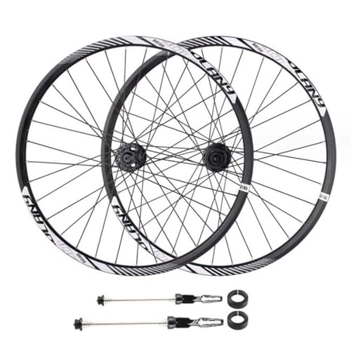 Mountain Bike Wheel : 26 / 27.5 / 29inch Mountain Bike Wheel Set, Aluminum Alloy Disc Brake Wheels Six Claw Tower Base Quick Release / Thru-Axle Dual Use 1950g Wheelset