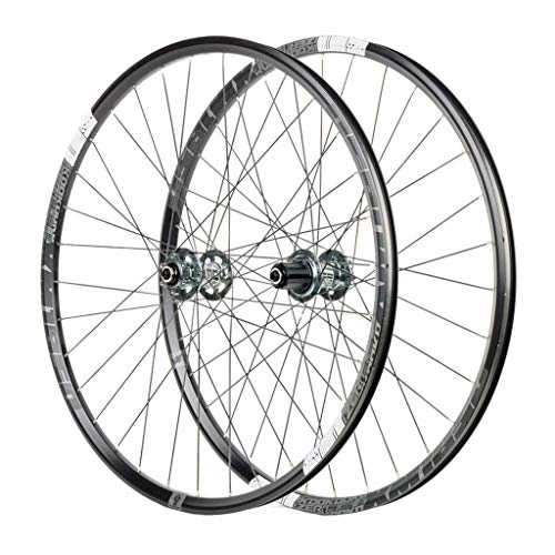 Mountain Bike Wheel : 26 / 27.5" MTB Bike Discbrake Wheelset, Double Wall Aluminum Alloy Quick Release Hybrid / Mountain Bearings Hub 8 / 9 / 10 / 11 Speed