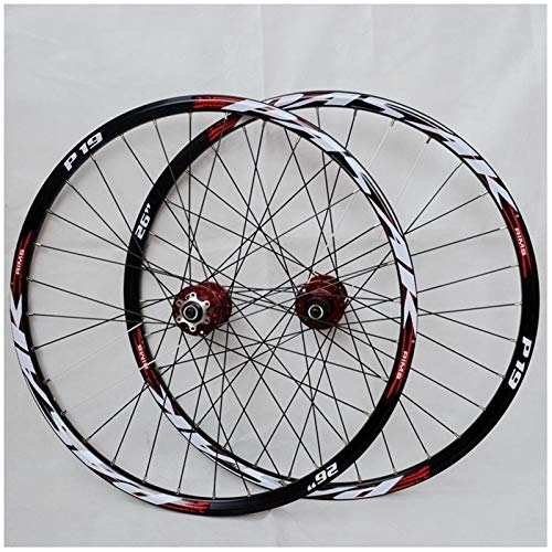 Mountain Bike Wheel : 26 inch 27.5 ”29ER Mountain Bicycle Wheelset Aluminum Alloy MTB Cycling Wheels Disc Brake for 7 / 8 / 9 / 10 / 11 Speed (Size : 27.5 inch)