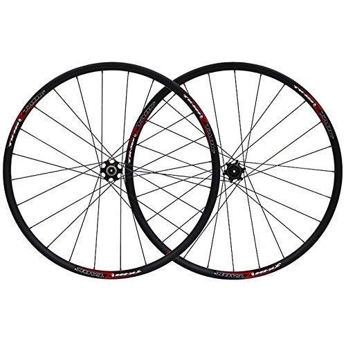 Mountain Bike Wheel : 26 Inch Carbon Fiber Mountain Bike Wheelset Bicycle Front Rear Wheel Set Disc Brake Quick Release Double-layer Rim 8-9-10-11 Speed Hub