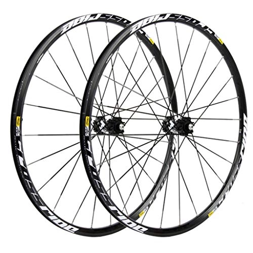 Mountain Bike Wheel : 26 Inch Mountain Bike Wheel Set 8 / 9 / 10 / 11 Speed Freewheel Disc Brake 1 Pair (Color : B)