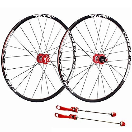 Mountain Bike Wheel : 26 Inches Bicycle Aluminum Alloy Wheel Set Carbon Fiber Hub 8 / 9 / 10 / 11 Speed Disc Brake Mountain Bike