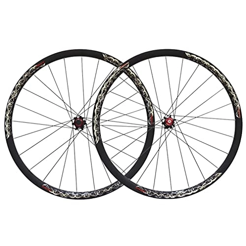 Mountain Bike Wheel : 26" Mountain Bike Carbon Wheelset MTB Disc Brake Quick Release Wheels Bicycle Rim 24H QR Straight Pull Hub For 7 / 8 / 9 / 10 Speed Cassette 2090g (Size : 26 inch) (26 inch)