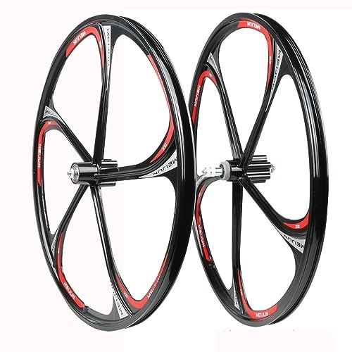 Mountain Bike Wheel : 26" Mountain Bike Integrated Wheelset 5-spoke Wheelset Disc Brake Integrated Hubs Sealed Bearing Suitable For 7-8-9-speed Rotary Freewheel QR Front 100mm Rear 135mm