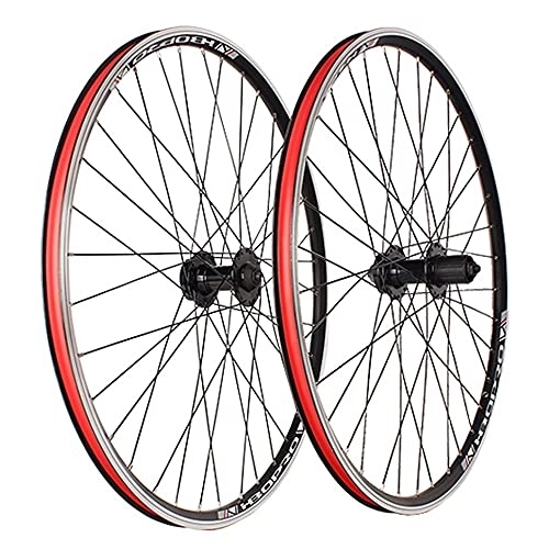 Mountain Bike Wheel : 26" Mountain Bike Wheelset Disc Brake C / V Brake Bicycle Rim MTB QR Wheels Quick Release Hub For 7 / 8 / 9 / 10 Speed Cassette