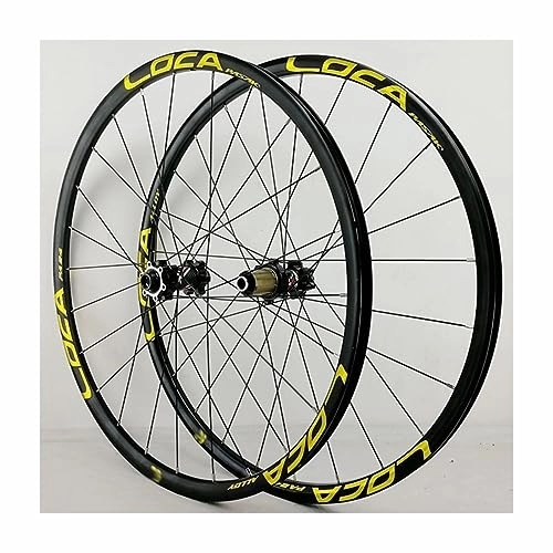 Mountain Bike Wheel : 26"mountain Bike Wheelset Disc Brake Rims Sealed Bearing Hubs Support 8-12 Speed Cassette Thru Axle Wheel Set Front 15 * 100mm Rear 12 * 142mm (Color : E)