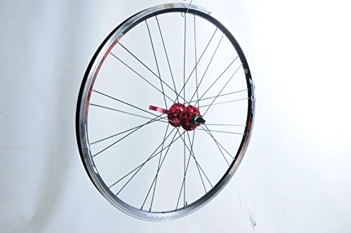 Mountain Bike Wheel : 26" MTB (559x19) DISC BRAKE MOUNTAIN BIKE FRONT WHEEL SEALED BEARING BLACK / RED