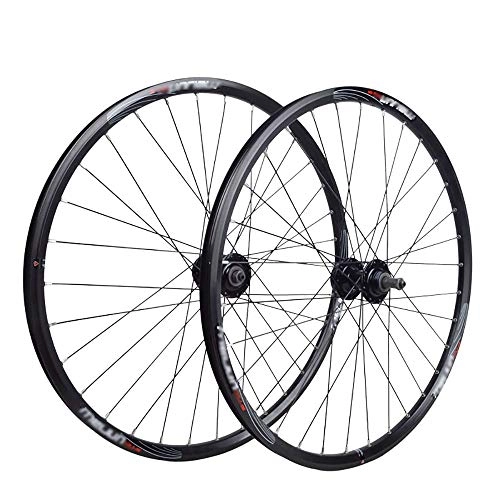 Mountain Bike Wheel : 26" MTB Bike Wheel, Front / Rear Wheel 32 Hole / Quick Release / Non-Quick Release / Disc Brake / Double Aluminum Ring Wheel Set / Rotary Wheel / / With Quick Release And Tire Pad