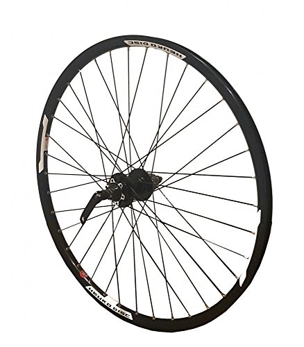 Mountain Bike Wheel : 26" REAR Mach Neuro 6 Bolt Disc MTB Mountain Bike Cassette Hub Wheel All Black