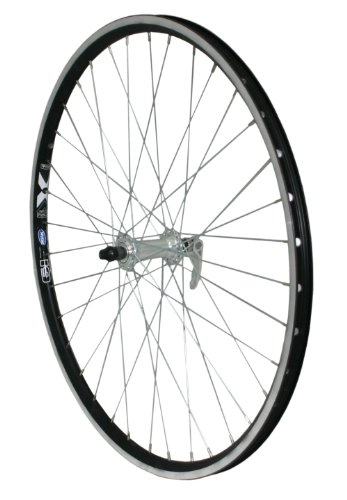 Mountain Bike Wheel : 26" Rigida X Star MTB Bike Q / R FRONT Wheel 36 Hole Double Walled Rim Black