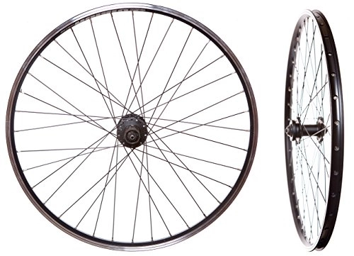 Mountain Bike Wheel : 26" Rodi Vision Q / R 7 / 8 / 9 Shimano Cassette Disc Pair Wheels Black