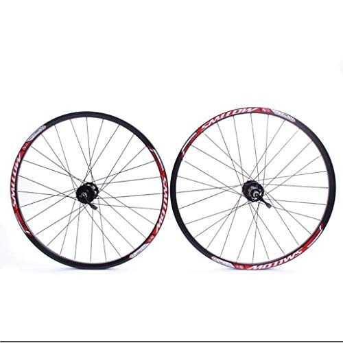 Mountain Bike Wheel : 26" Wheel For Mountain Bike Bicycle Wheelset MTB Double Wall Rim QR Disc Brake 8-10S Cassette Hub Sealed Bearing 32H