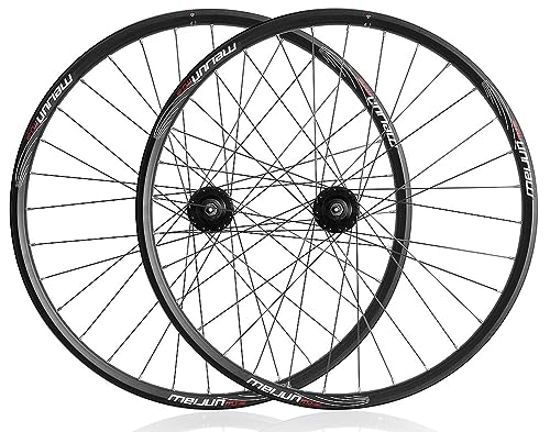 Mountain Bike Wheel : 27.5 / 29 Inch Mountain Bike Wheelset Disc Brake Ball Bearing Hub Suitable For 7-10 Speed Cassette Quick Release Wheel Set Front 100mm Rear 135mm Front / Rear Wheel 32H (Size : 27.5inch)